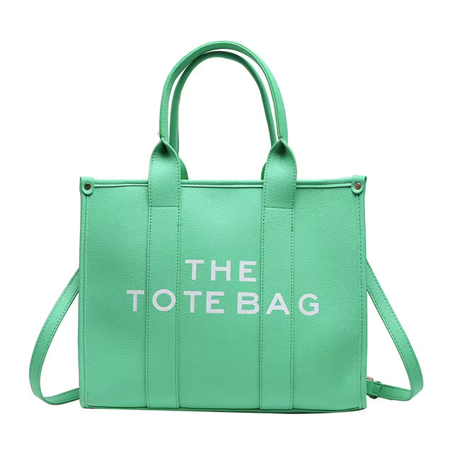 Luxury Soft PU Leather Designer Tote Bag Mssza