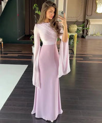 Patchwork Draped Long Sleeve Maxi Dress Mssaz Desses