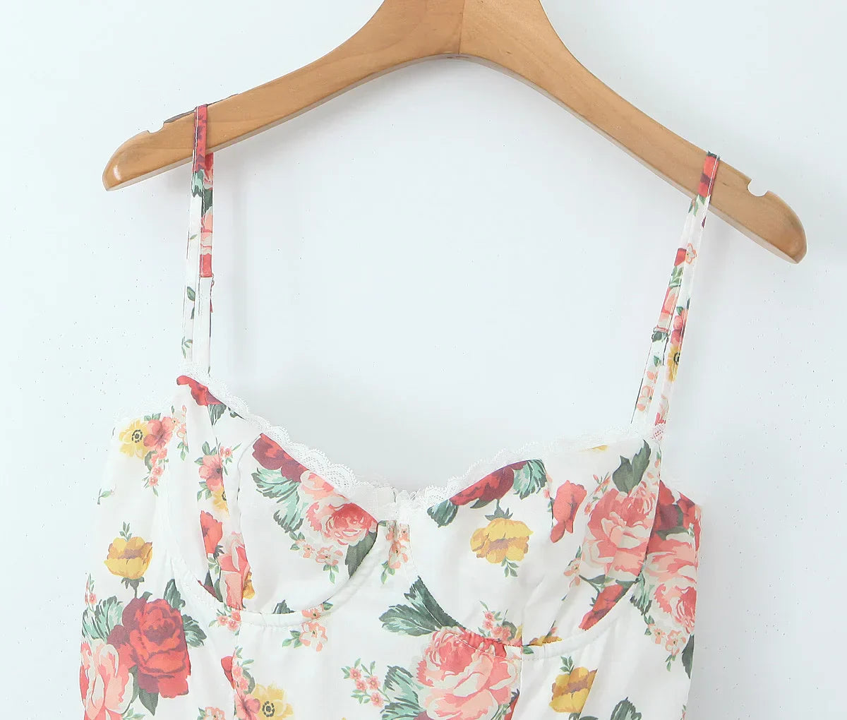 Floral Corset Mini Dress Mssaz Desses