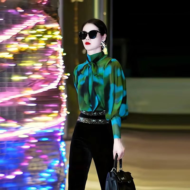 Luxury High-end Feeling Unique and Chic Super Beautiful Shirt Mssza