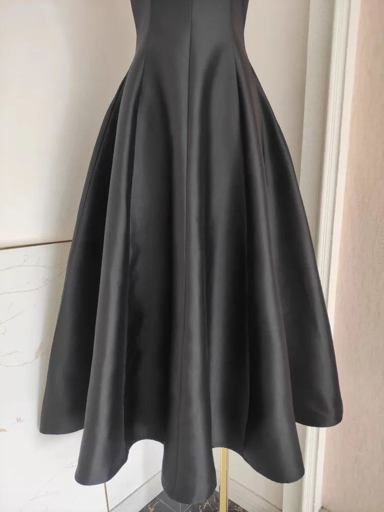 Chest Pad Wrap Corset A Line Pleated Halter Dress Mssaz Desses