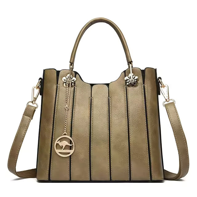 High Quality Luxury Leather Large Capacity Tote Bag Mssza