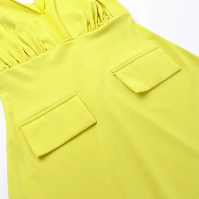V-Neck Bodycon Mini Dress Mssaz Desses