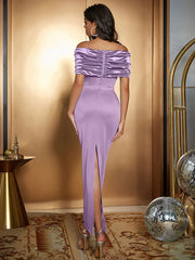 Spaghetti Strap Shoulder Sleeve Long Dress Mssaz Desses