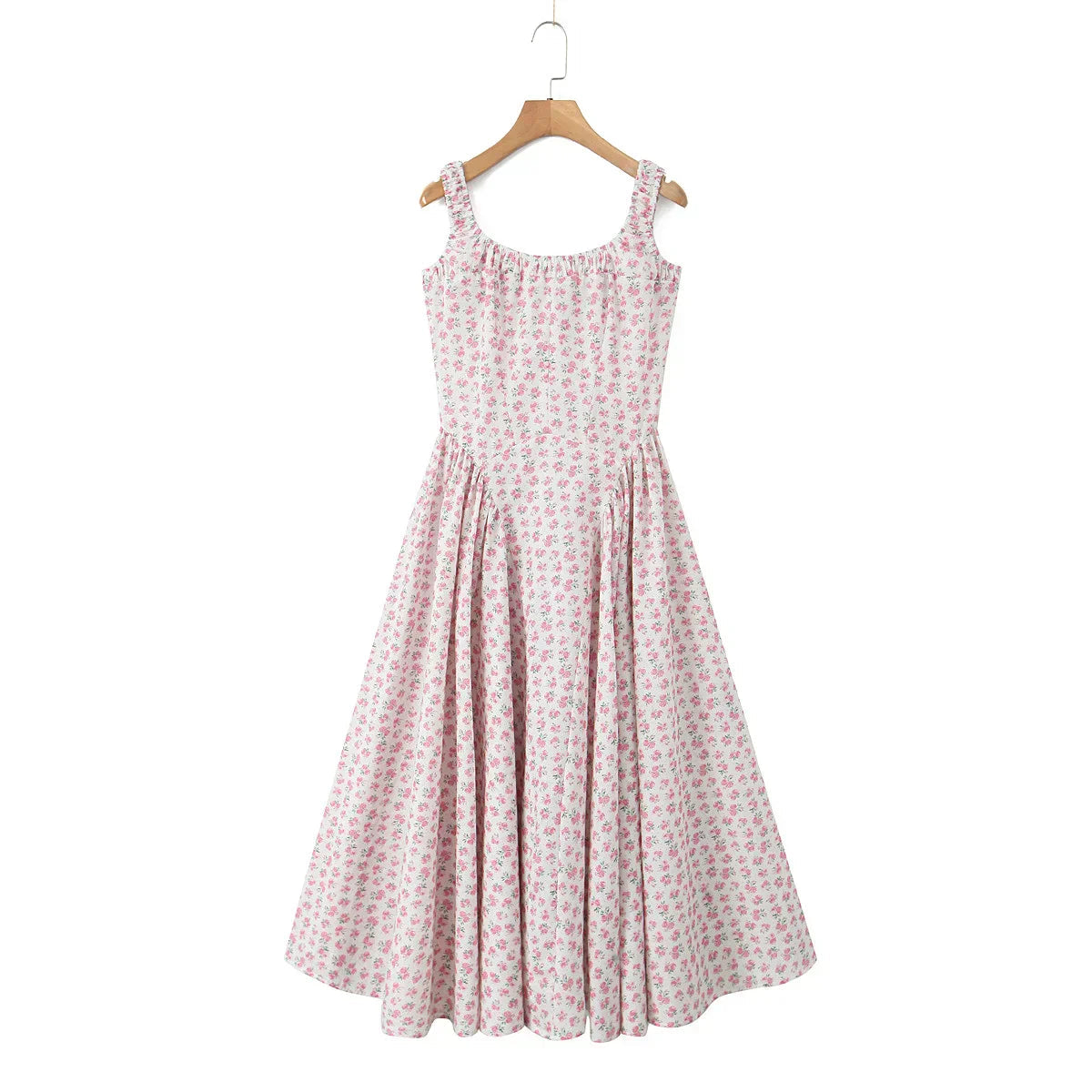 Floral Midi Dress Mssaz Desses