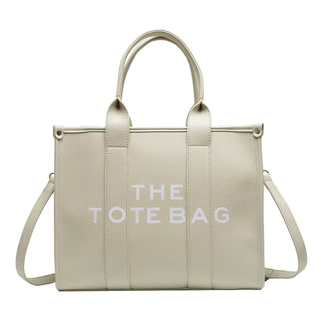 Luxury Soft PU Leather Designer Tote Bag Mssza