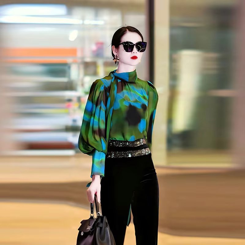 Luxury High-end Feeling Unique and Chic Super Beautiful Shirt Mssza
