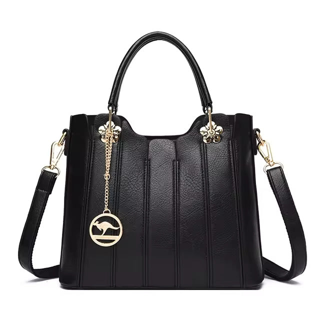 High Quality Luxury Leather Large Capacity Tote Bag Mssza