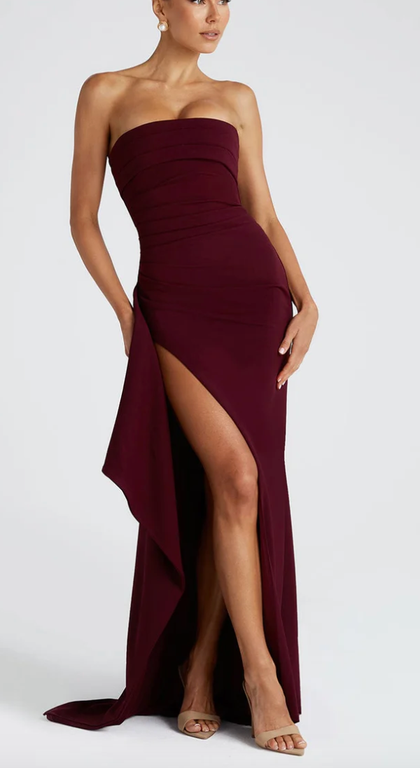 Alina | Strapless Maxi Dress Mssaz Desses