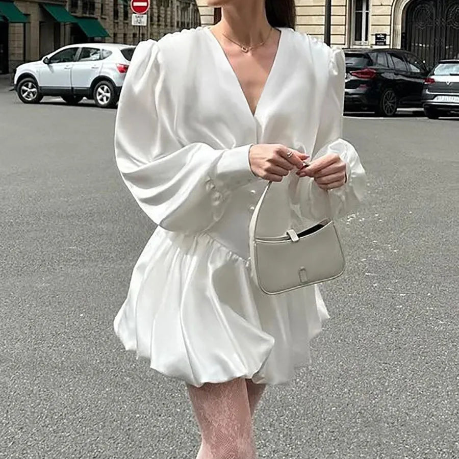 Lantern Long Sleeve Ball Gown Dress Mssaz Desses