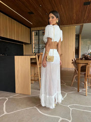 Deep V-Neck Tassel Long Party Dress Mssaz Desses
