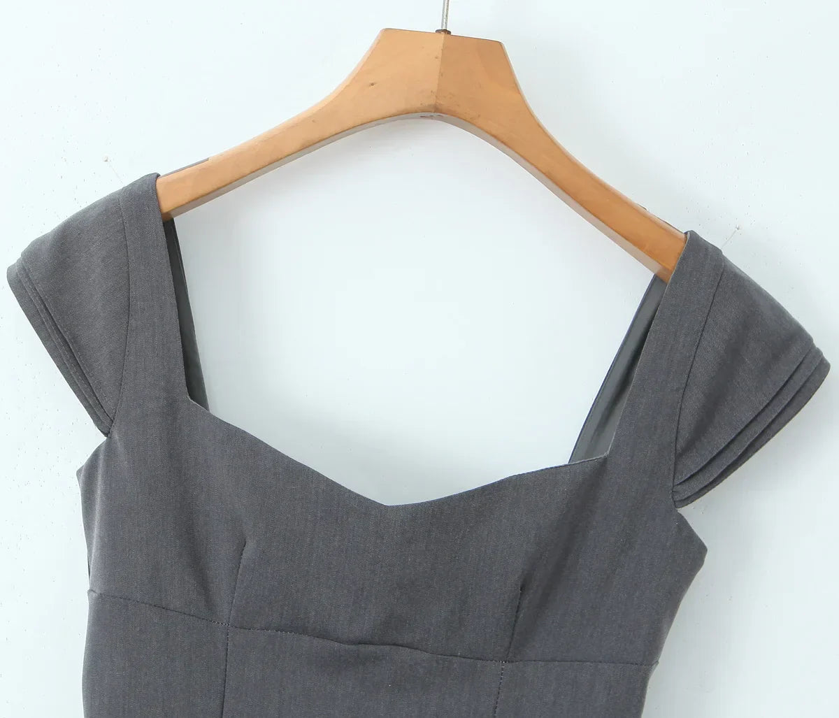 Cross Lacing up Back Mini Dress Mssaz Desses