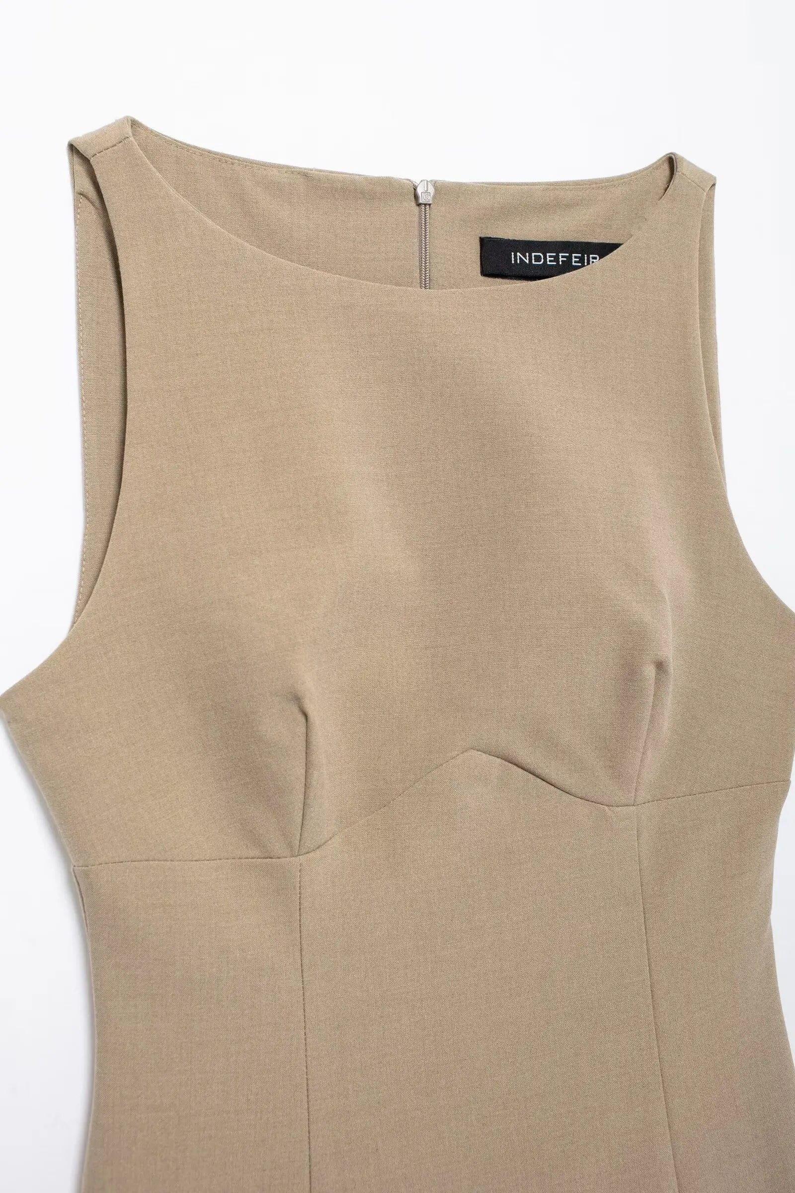 Bow Crew Neck Sleeveless Mini Dress Mssaz Desses