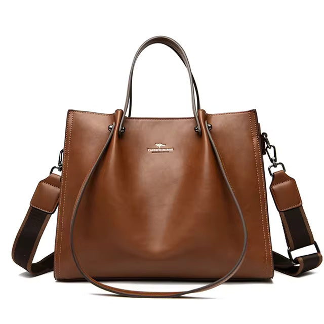 Luxury Designer 3 Layers High Quality Leather Handbags Mssza