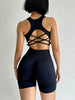 Seamless Sport Bra High Waist Sports Shorts Gym Fitness Sleeveless Workout Suit Mssza