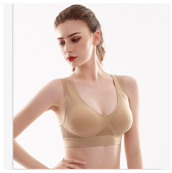 Seamless Top Crop Push Up Sleep Wear Gym Sportswear Mssza