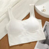 Seamless Wire Free Comfortable Padded Support Yoga Workout Sports Cropped Tops Mssza