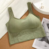 Seamless Wire Free Comfortable Padded Support Yoga Workout Sports Cropped Tops Mssza