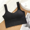 Seamless Wire Free Comfortable Padded Support Yoga Workout Sports Cropped Tops Mssza