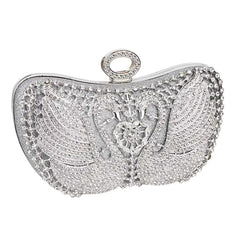 Luxury Inlaid Rhinestones Shiny Pocket Clutch Mssza