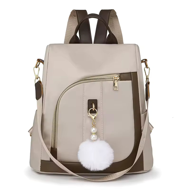 Sewing Thread Handle Interior Compartment Softback Zipper Nylon Backpacks Mssza
