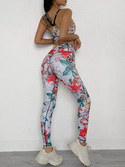 Activewear Yoga Polyester Sleeveless Workout Clothing Stretchy Mssza