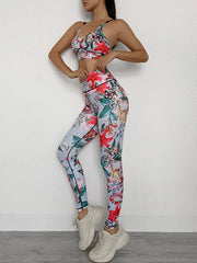 Activewear Yoga Polyester Sleeveless Workout Clothing Stretchy Mssza