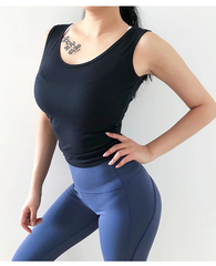 Back Kink Athletic Fitness Short Blouses Mssza