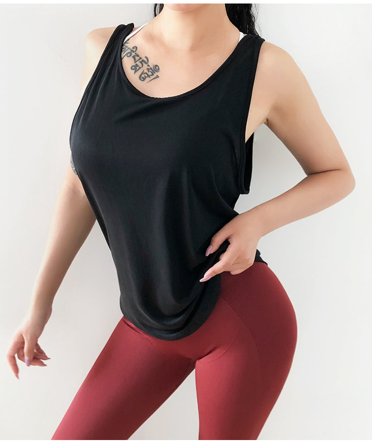 Backless Fitness Sports Tank Top Mssza