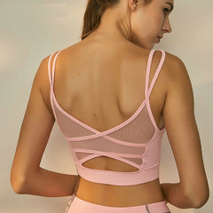 Backless Fitness Yoga Bra Mssza