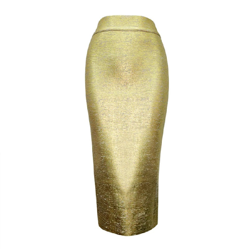 Chic Pencil Knee-length Elegant Party Prom Bodycon Bandage Skirts Mssza