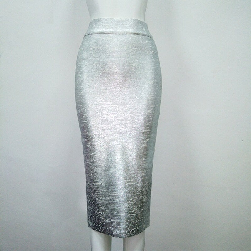 Chic Pencil Knee-length Elegant Party Prom Bodycon Bandage Skirts Mssza