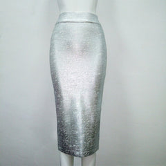 Chic Pencil Knee-length Elegant Party Prom Bodycon Bandage Skirts Mssza
