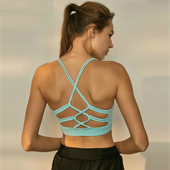 Crisscross Fitness Yoga Bra Top Mssza