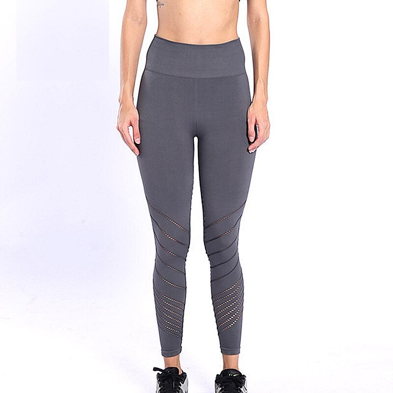 Cut Out High Waist Sport Leggings Mssza