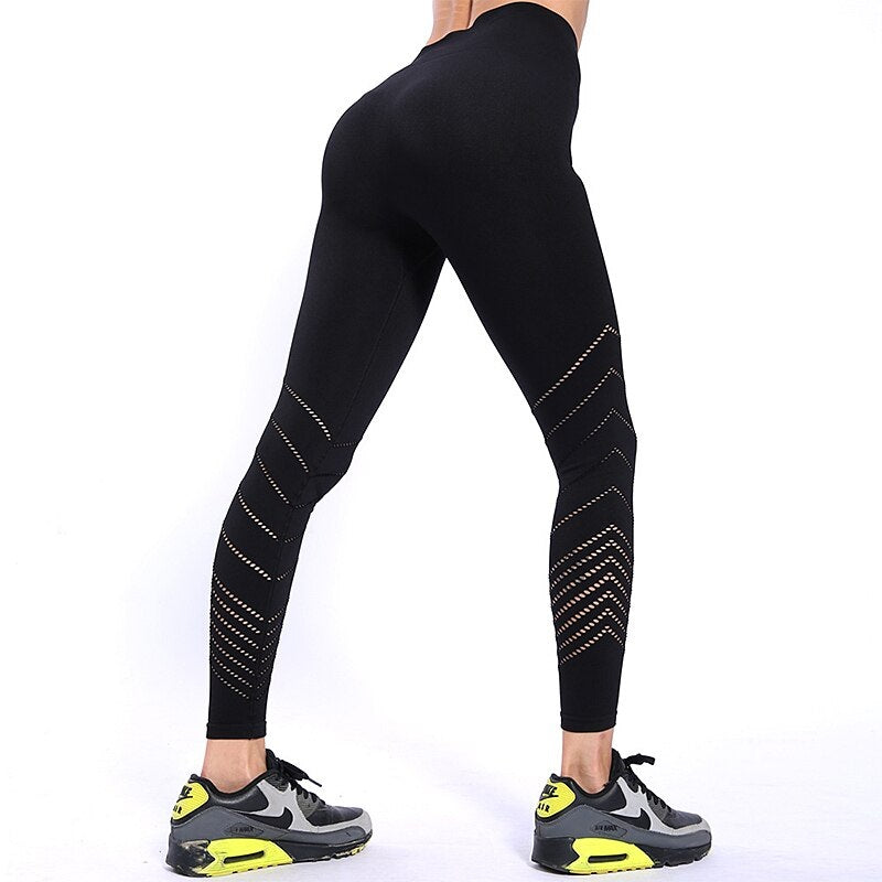 Cut Out High Waist Sport Leggings Mssza