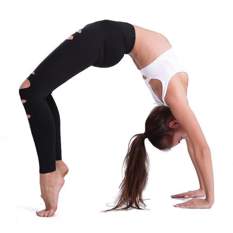 Cut Out Yoga Leggings Mssza