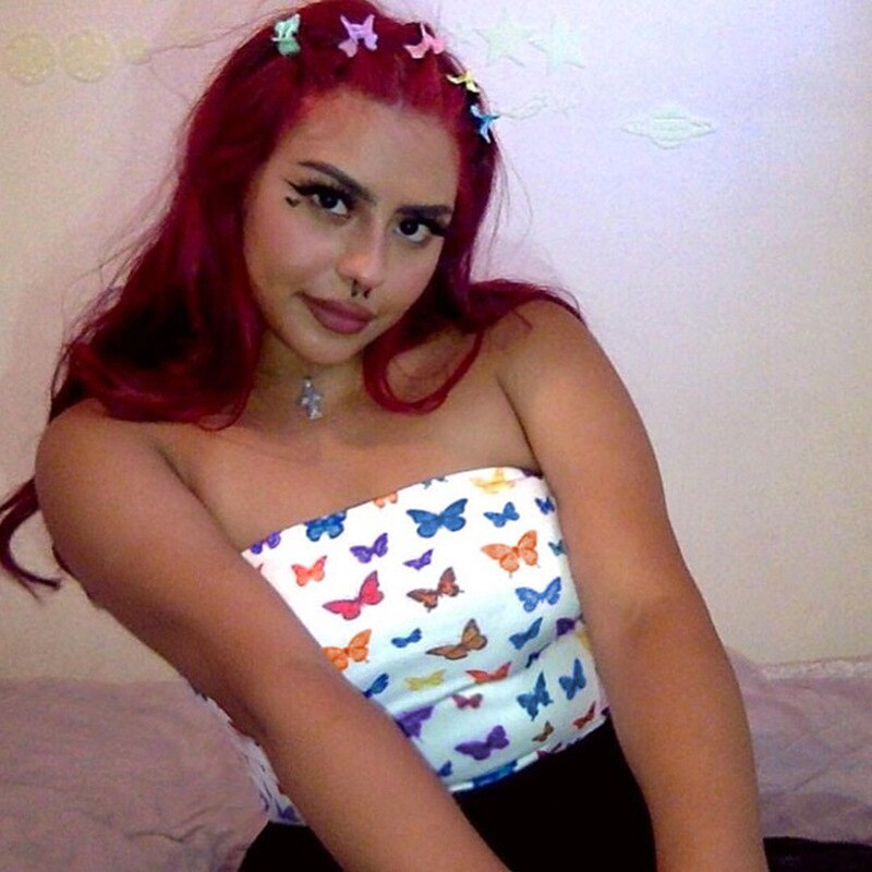 Off Shoulder Bodycon Crop Tops Mssza
