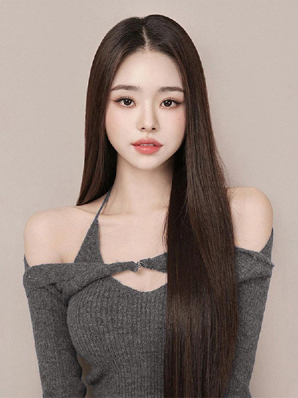 Off-Shoulder Solid Color Long Sleeve Crop Top Mssza