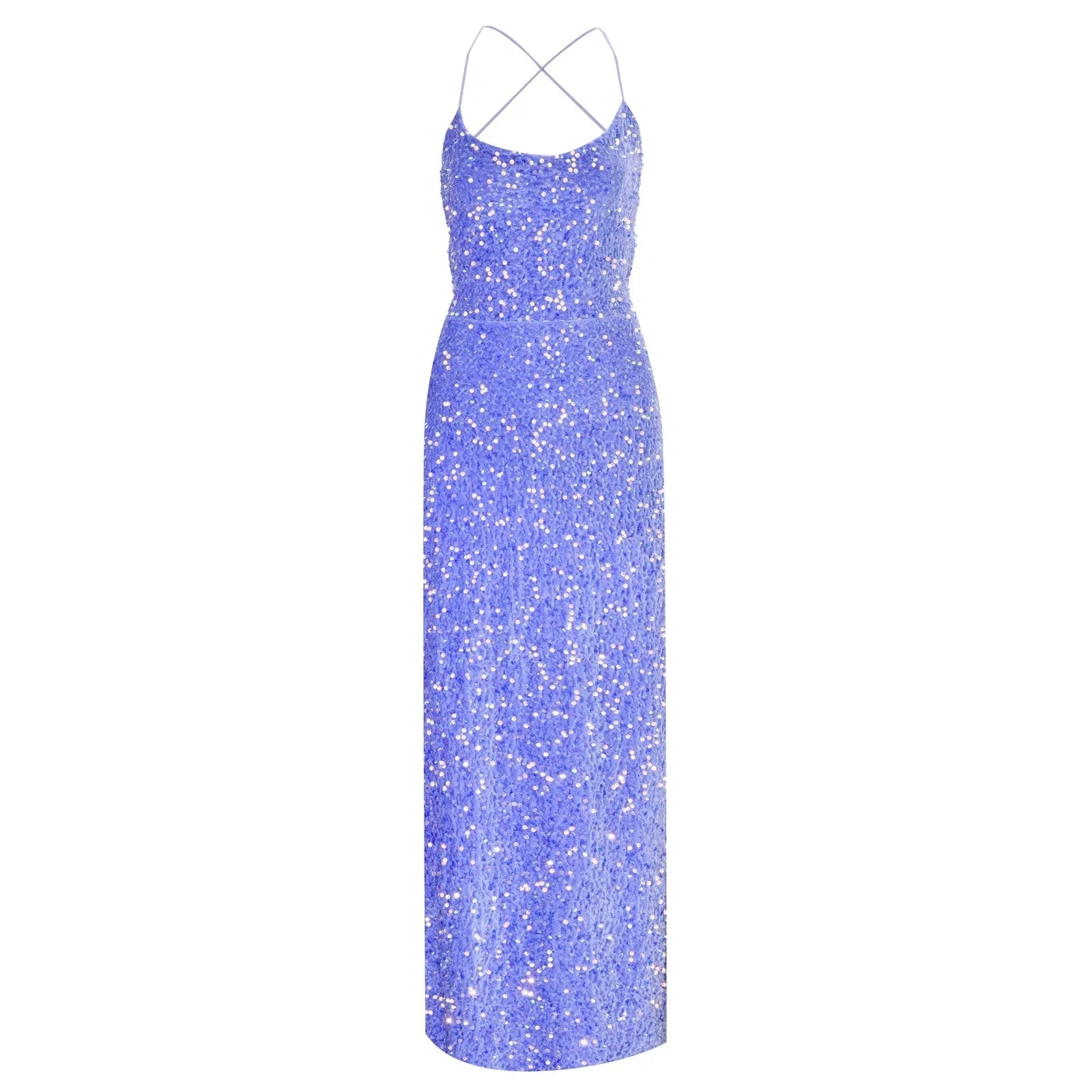 Sequins Halter Glitter High Split Evening Elegant Shiny Slim Long Dress Mssaz Desses