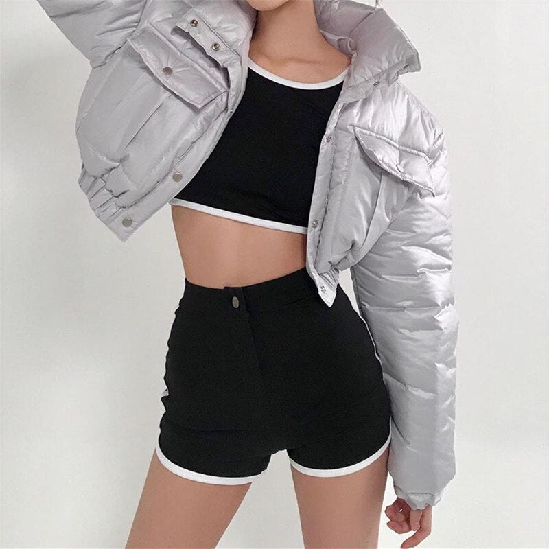 Skinny Sport Casual Cotton Shorts Mssza