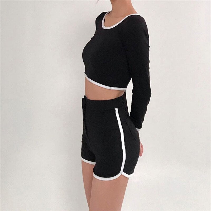 Skinny Sport Casual Cotton Shorts Mssza