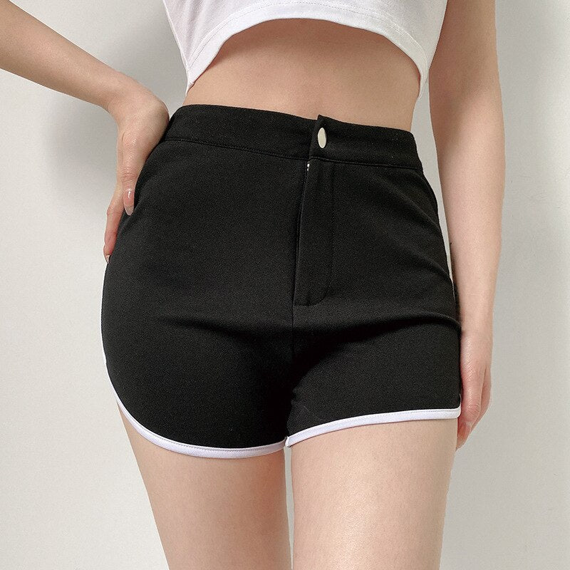 Skinny Sport Casual Cotton Shorts Mssza