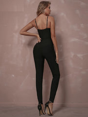 Sleeveless Long Pants Club Party Outwear Jumpsuits Mssza