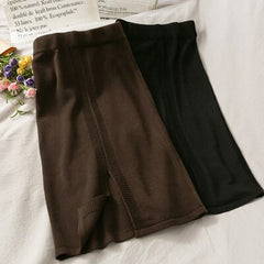 Style Elastic High Waist Slim Split Bodycon Long Skirt Mssza