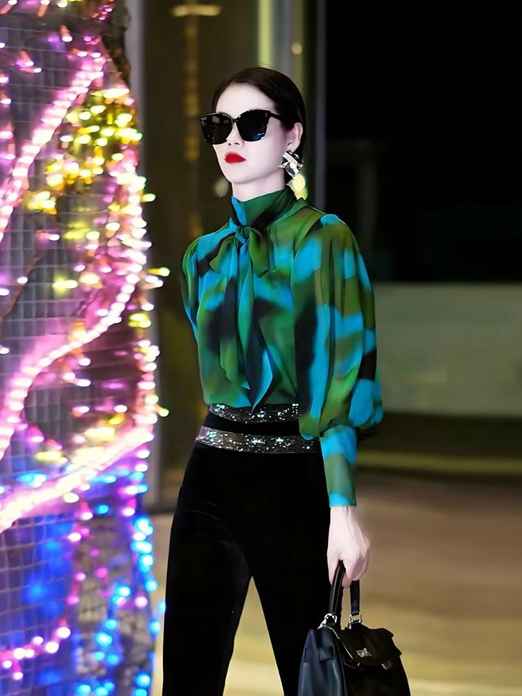 Luxury High-end Feeling Unique and Chic Super Beautiful Shirt Mssza