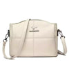 Luxury Pu Leather Letter Interior Slot Pocket Shoulder Bag Mssza