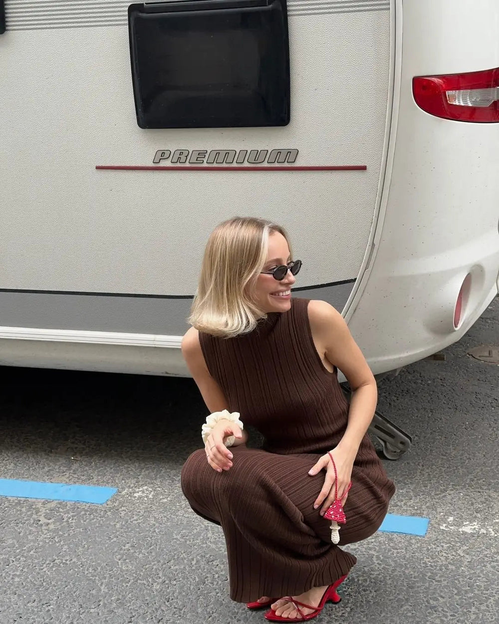 Sleeveless Turtleneck Maxi Dress Mssaz Desses