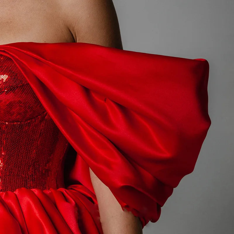 Red Evening Dresses for Women Mssaz Desses
