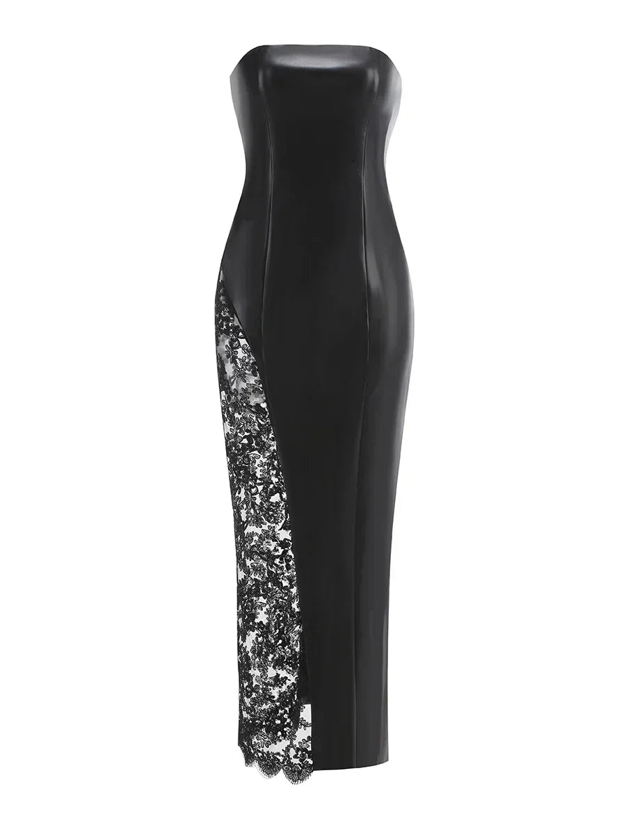 Patchwork Evening Party Dress Mssaz Desses